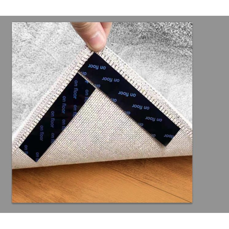 Symple Stuff Xenia 18 Pack Grip Rug Gripper, Dual Sided Anti Curl